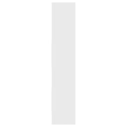 Berkfield Home Book Cabinet White 60x35x180 cm Engineered Wood - Size: 60 x 35 x 180 cm - thumbnail 4