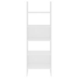 Berkfield Home Book Cabinet White 60x35x180 cm Engineered Wood - Size: 60 x 35 x 180 cm - thumbnail 3