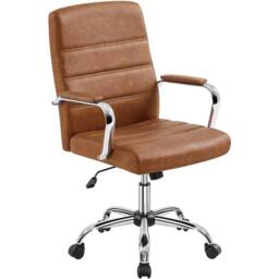 Kelvenix Home Office Chair Leather Retro Brown - Size: 1000ml