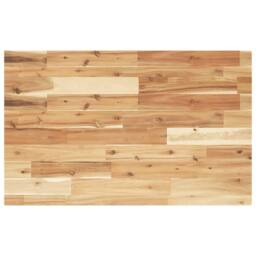 Berkfield Home Versatile Bathroom Vanity Top Oil Finished 80x50x4 cm Solid Wood in Brown - Size: 80 x 50 x 4 cm - thumbnail 2