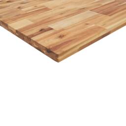Berkfield Home Versatile Bathroom Vanity Top Oil Finished 80x50x4 cm Solid Wood in Brown - Size: 80 x 50 x 4 cm - thumbnail 7