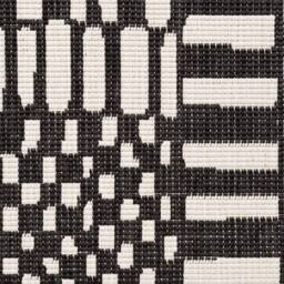 THE RUGS Ted Baker Reversible Indoor Outdoor Barkham Rug Abstract in Black - Size: 200 cm x 300 cm - thumbnail 4