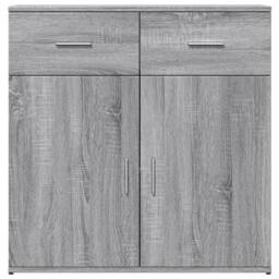 Berkfield Home Sideboard Grey Sonoma 79x38x80 cm Engineered Wood - Size: 79 x 38 x 80 cm - thumbnail 5