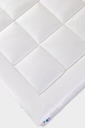 Homescapes Premium Wool Mattress Topper Deep Fitting Comfort in White - Size: King - thumbnail 1