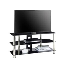 Moderna TV Stand Cabinet Black 105cm