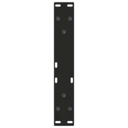 Berkfield Home Dining Table Legs V-Shape 2 pcs Black 40x(30-31.3) cm Steel - thumbnail 7