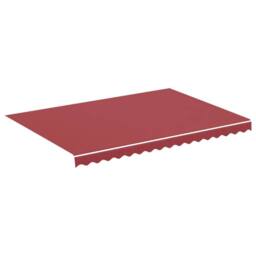 Berkfield Home Replacement Fabric for Awning Burgundy Red 3.5x2.5 m