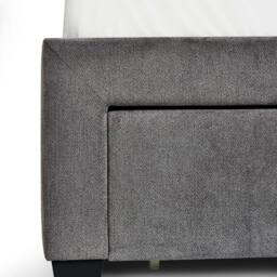Cheshire Citrine 4 Drawer Storage Bed - Superking (180cm) (150cm) in Grey - Size: Super King - thumbnail 8