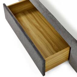 Cheshire Citrine 4 Drawer Storage Bed - Superking (180cm) (150cm) in Grey - Size: Super King - thumbnail 7