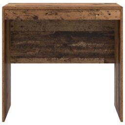 Berkfield Home Desk Old Wood 80x50x76 cm Engineered wood in Brown - Size: 80 x 50 x 76 cm - thumbnail 4