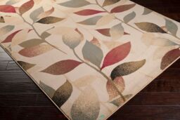 Livabliss Riley-Modern Beige Green Brown Graphic Living Dining Bedroom Rug in Dark Red - Size: 160 cm x 230 cm - thumbnail 6