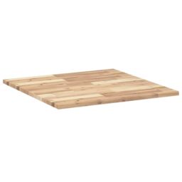 Berkfield Home Table Top Square 70x70x2 cm Solid Wood Acacia in Brown - Size: 70 x 70 x 2 cm - thumbnail 5
