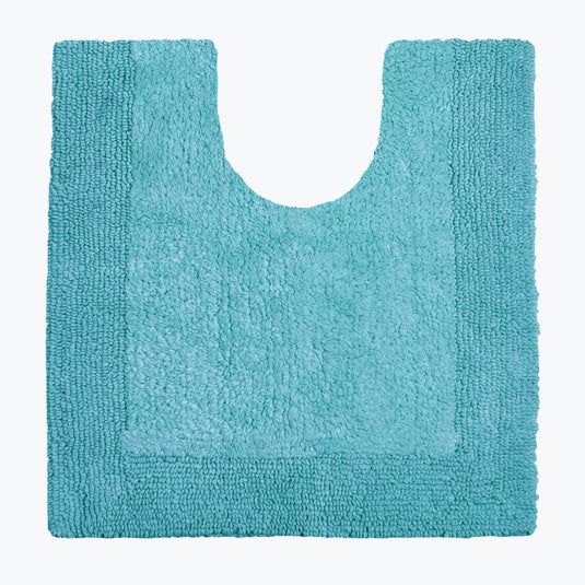 Allure Bath Fashions Elegance Reversible Heavyweight Pedestal Mat in Turquoise - image 1