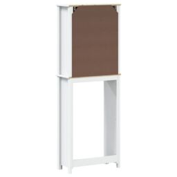 Berkfield Home Over-the-Toilet Storage BERG White 60x27x164.5 cm Solid Wood - thumbnail 6
