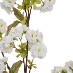 Lemon Pavilion Furniture and Decor Artificial Tall Blossom - Plastic - L6 x W8 x H130 cm - White - thumbnail 4