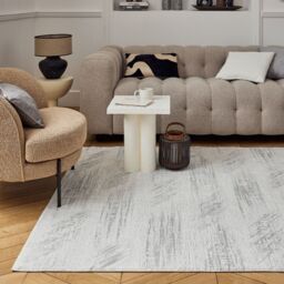 THE RUGS Carmel Abstract Area Rug Runner Soft Pile Living Room Bedroom in Grey - Size: 160 cm x 230 cm - thumbnail 8