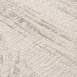 THE RUGS Carmel Abstract Area Rug Runner Soft Pile Living Room Bedroom in Grey - Size: 160 cm x 230 cm - thumbnail 4