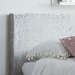 Birlea Berlin Fabric Bed in Grey - Size: Small Double - thumbnail 2