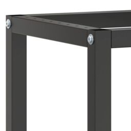 Berkfield Home Work Bench Frame Matte Black & Matte Red 140x50x79 cm Metal - Size: 140 x 50 x 79 cm - thumbnail 6
