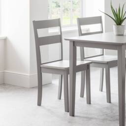 Cheshire Stonebridge Premium Dining Chairs - Set of 2 in Grey - thumbnail 4