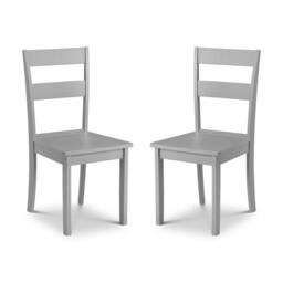 Cheshire Stonebridge Premium Dining Chairs - Set of 2 in Grey - thumbnail 1