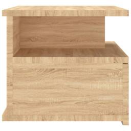 Berkfield Home Classic Floating Nightstand Sonoma Oak 40x31x27cm Engineered Wood in Light Oak - Size: 40 x 31 x 27 cm - thumbnail 5