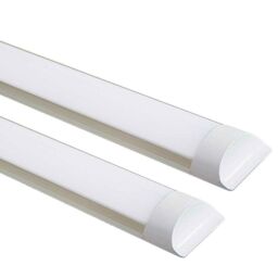 ENER-J 45W Prismatic LED Tube Batten complete fitting 1.5m, 4000 lumens, 6500K (pack of 2 units) in White - Size: 25 cm diameter x 19 cm high - thumbnail 2
