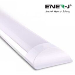 ENER-J 45W Prismatic LED Tube Batten complete fitting 1.5m, 4000 lumens, 6500K (pack of 2 units) in White - Size: 25 cm diameter x 19 cm high - thumbnail 3