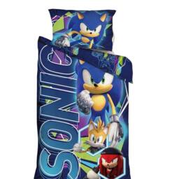 Sonic the Hedgehog Digital Gaming Reversible Duvet Set in Blue - Size: Single - thumbnail 5