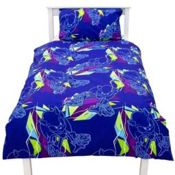 Sonic the Hedgehog Digital Gaming Reversible Duvet Set in Blue - Size: Single - thumbnail 4