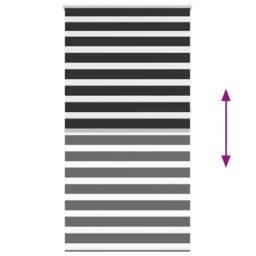 Berkfield Home Zebra Blind 120 x 230 cm Black - thumbnail 6