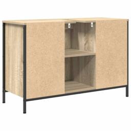 Berkfield Home Basin Cabinet with Drawers Sonoma Oak 90x34.5x60 cm in Light Brown - thumbnail 8