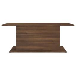 Berkfield Home Decorative Coffee Table Brown Oak 102x55.5x40 cm Engineered Wood - thumbnail 5