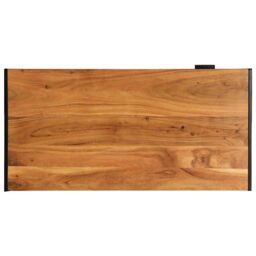 Berkfield Home Coffee Table 110x55x40 cm Solid Wood Acacia in Brown - Size: 110 x 55 x 40 cm - thumbnail 6