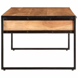 Berkfield Home Coffee Table 110x55x40 cm Solid Wood Acacia in Brown - Size: 110 x 55 x 40 cm - thumbnail 4