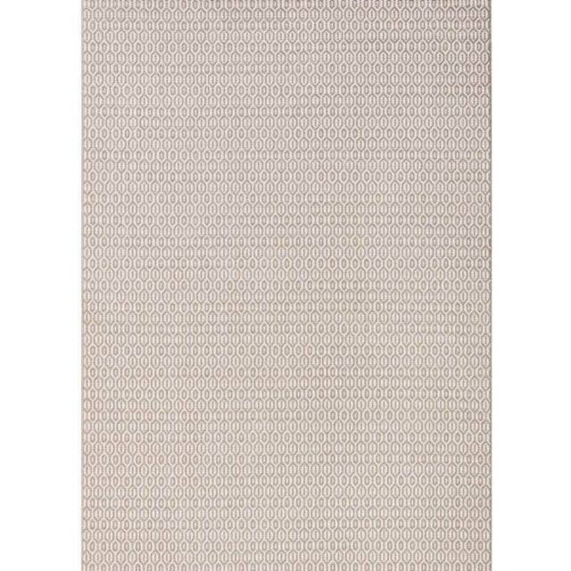 THE RUGS Indoor Outdoor Coin Rug Geometric Design, Polypropylene, Durable in Cream - Size: 80 cm x 150 cm - image 1