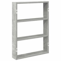 Berkfield Home Wall Shelf Concrete Grey 43x9x60 cm Engineered Wood - Size: 43 x 9 x 60 cm - thumbnail 6