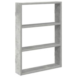 Berkfield Home Wall Shelf Concrete Grey 43x9x60 cm Engineered Wood - Size: 43 x 9 x 60 cm - thumbnail 2
