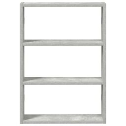 Berkfield Home Wall Shelf Concrete Grey 43x9x60 cm Engineered Wood - Size: 43 x 9 x 60 cm - thumbnail 4