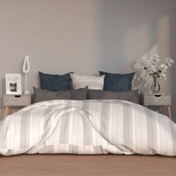 Berkfield Home Bedside Cabinets 2 pcs Concrete Grey 40x40x56 cm Engineered Wood - Size: 40 x 40 x 56 cm - thumbnail 1