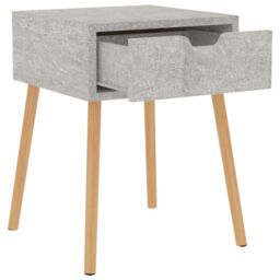 Berkfield Home Bedside Cabinets 2 pcs Concrete Grey 40x40x56 cm Engineered Wood - Size: 40 x 40 x 56 cm - thumbnail 6
