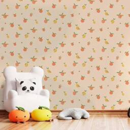 Havendro Tutti Fruity Coral Orange Wallpaper - thumbnail 3