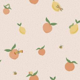Havendro Tutti Fruity Coral Orange Wallpaper - thumbnail 2