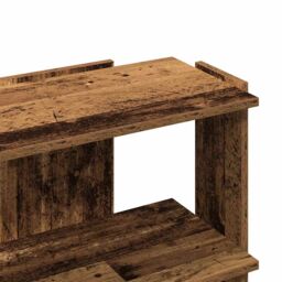 Berkfield Home Bookcase 3-Tier Old Wood 60x30x60 cm Engineered Wood in Brown - Size: 60 x 30 x 60 cm - thumbnail 7