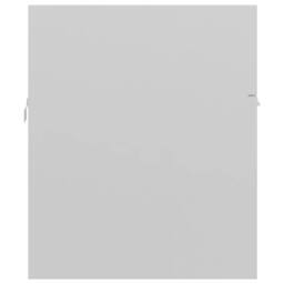 Berkfield Home Sink Cabinet High Gloss White 90x38.5x46 cm Engineered Wood - thumbnail 6