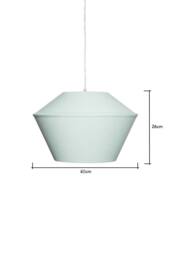 BHS Lighting Dana Easy Fit Light Shade in Green - thumbnail 5