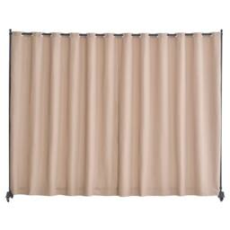 VEVOR Portable Room Divider with Wheels Brown in Beige - thumbnail 9