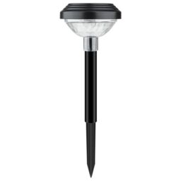 Obasyhig Pack of 1 Outdoor Patio Lawn Solar Ground Plug Ambient Lights in Black - thumbnail 2