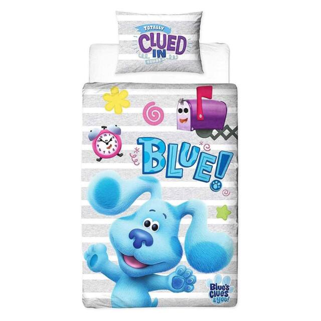 Blue´s Clues Reversible Blue Duvet Set - Size: Single - image 1