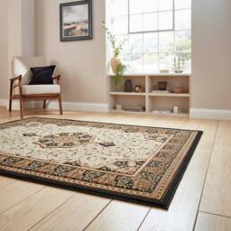The Rug Shop UK Traditional Easy To Clean Stain-Resistant Area Rug in Cream - Size: 280 cm x 380 cm - thumbnail 1